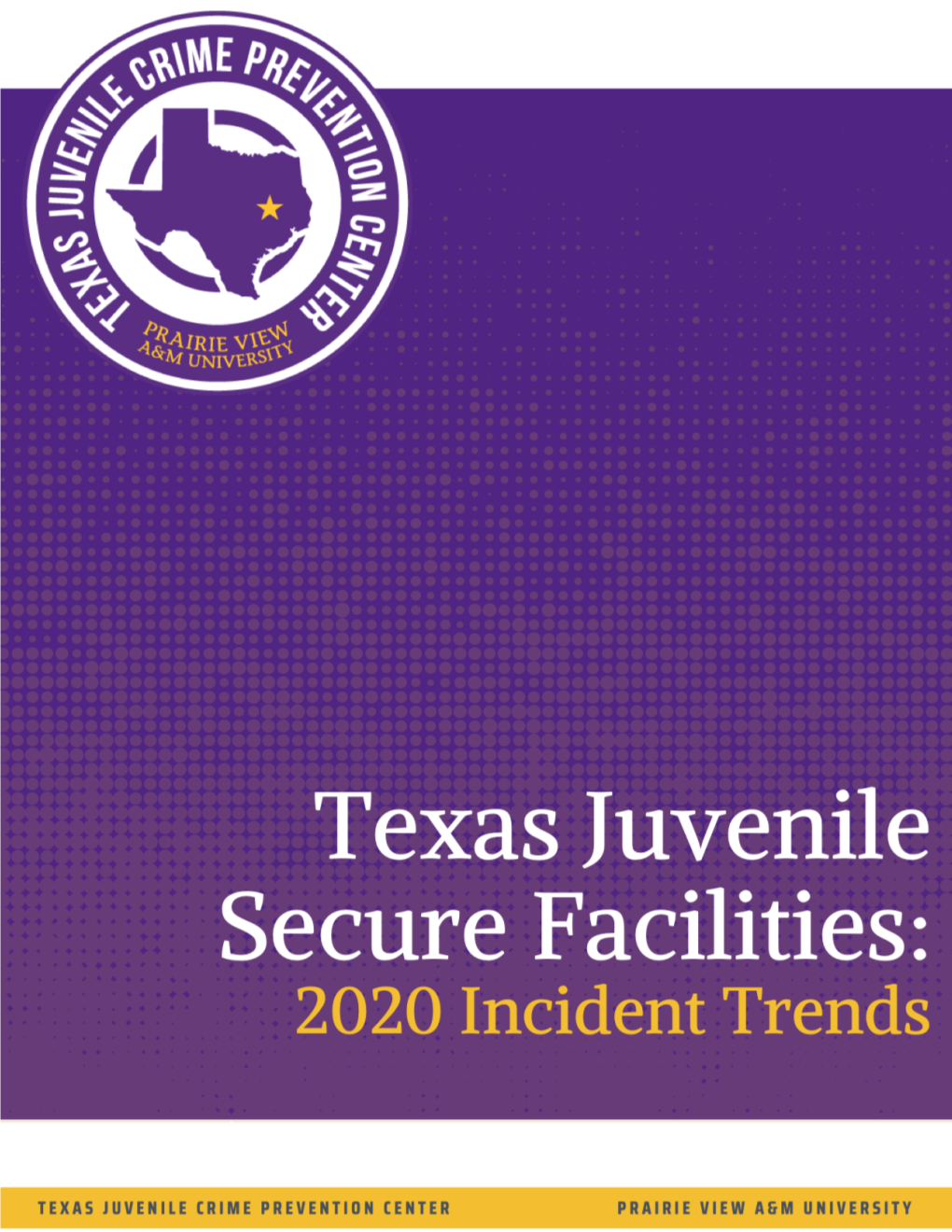 Texas Juvenile Secure Facilities: 2020 Incident Trends