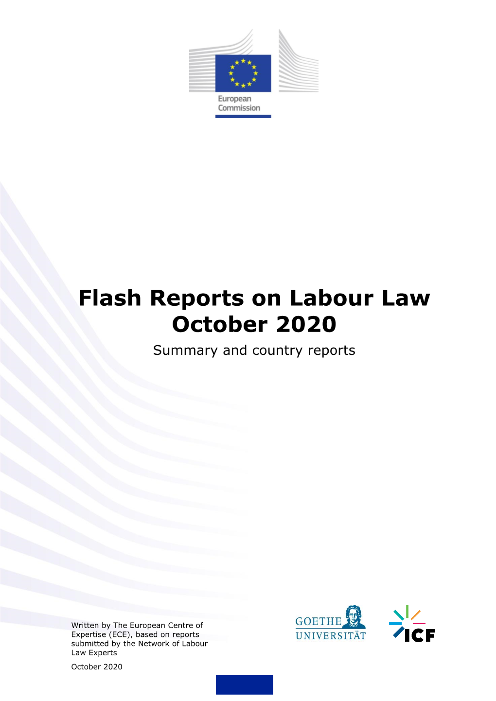 Flash Reports on Labour Law October 2020 Summary and Country Reports