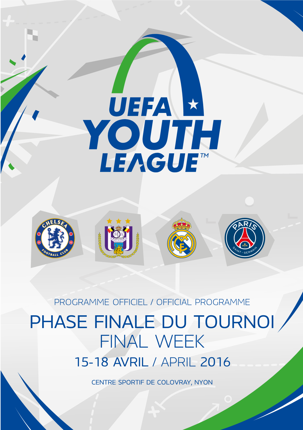 2016 UEFA Youth League Final Tournament Programme