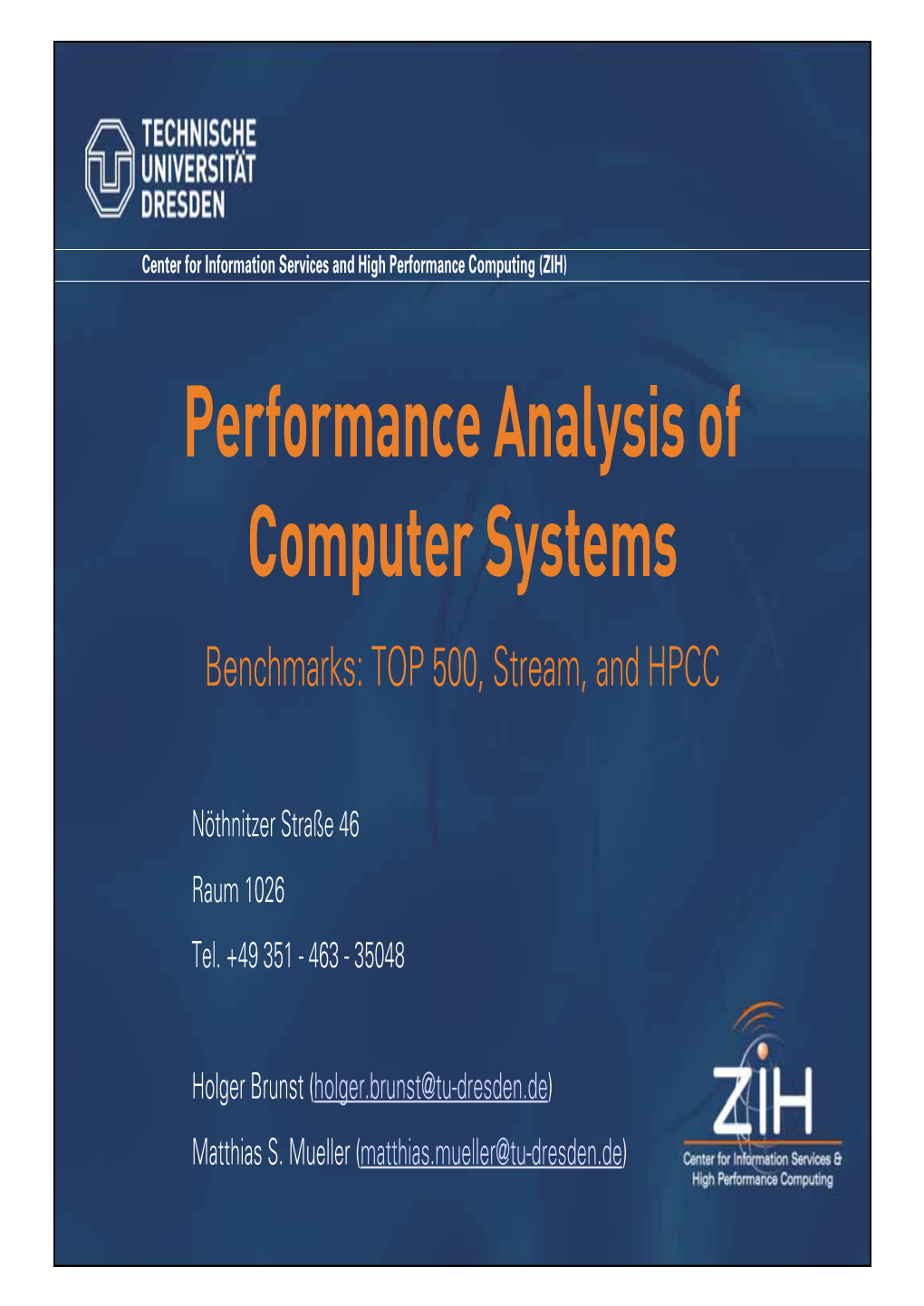 LINPACK Benchmark?Benchmark?