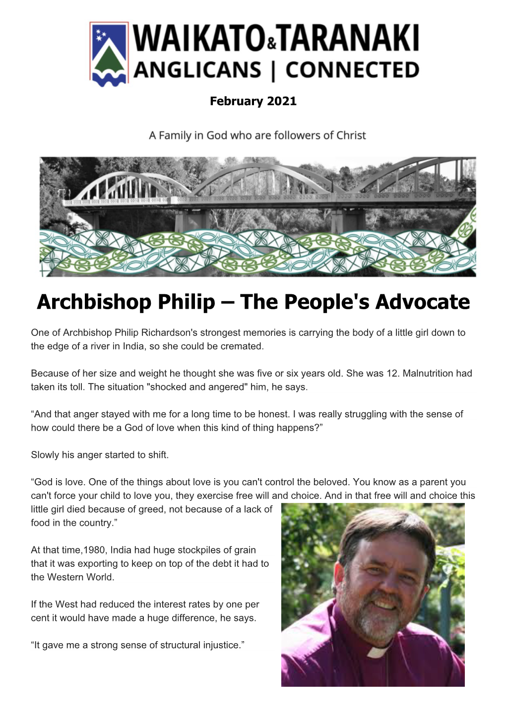 Archbishop Philip – the People's Advocate