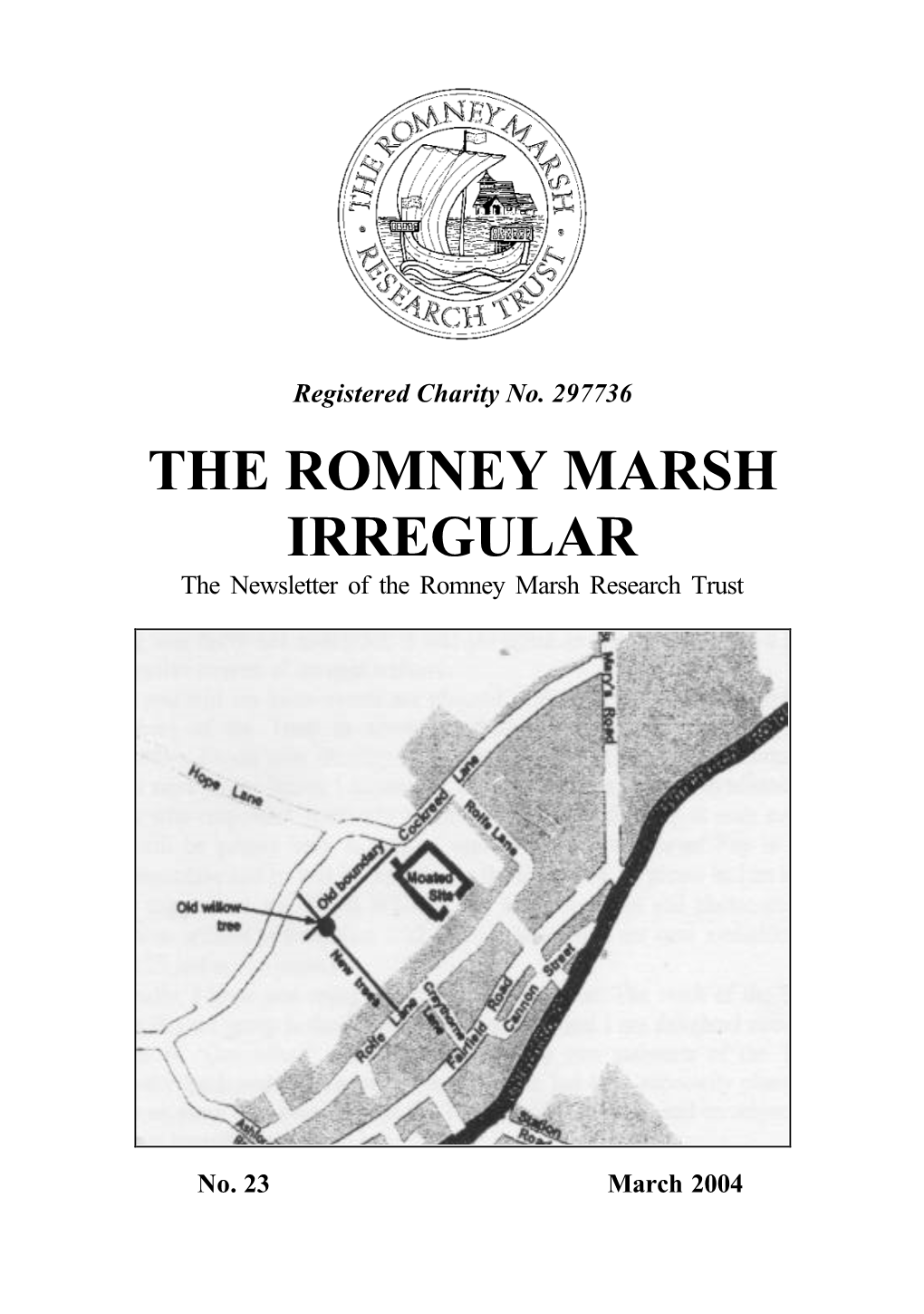 THE ROMNEY MARSH IRREGULAR the Newsletter of the Romney Marsh Research Trust