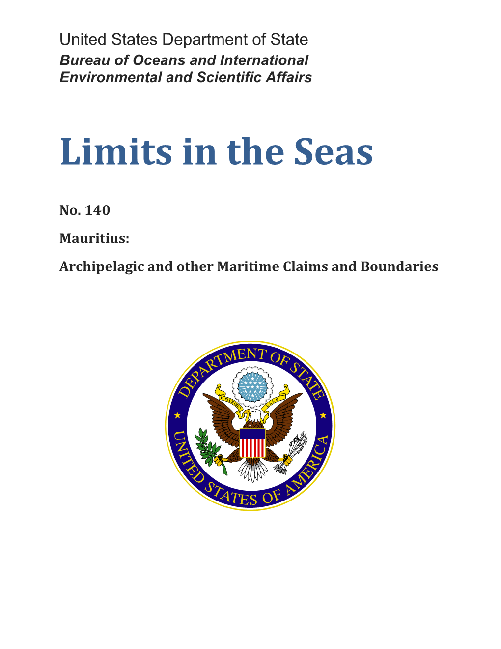 Limits in the Seas