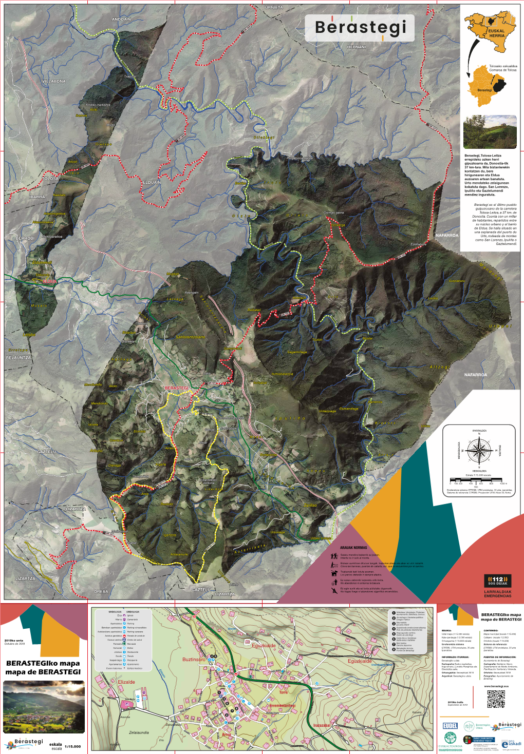 Berastegiko Mapa Mapa De BERASTEGI