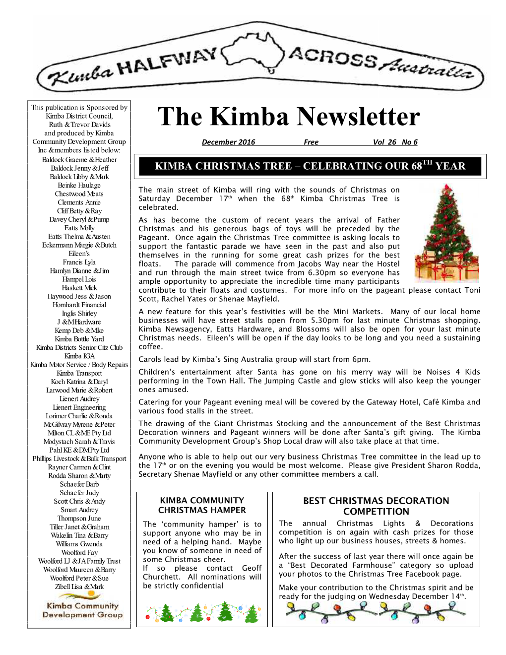 Ba Newsletter