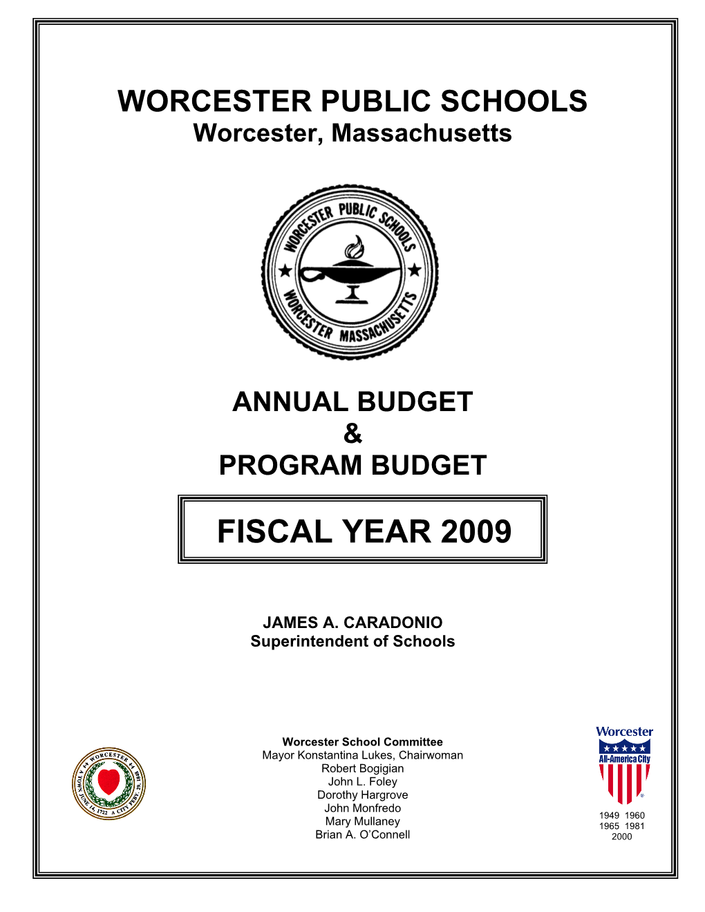 FY09 Budget in Full