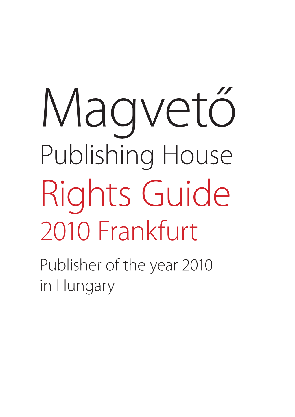 Publishing House 2010 Frankfurt