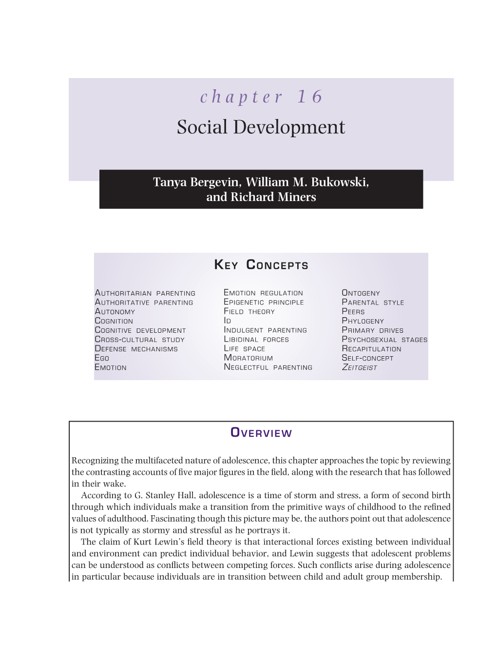 Social Development