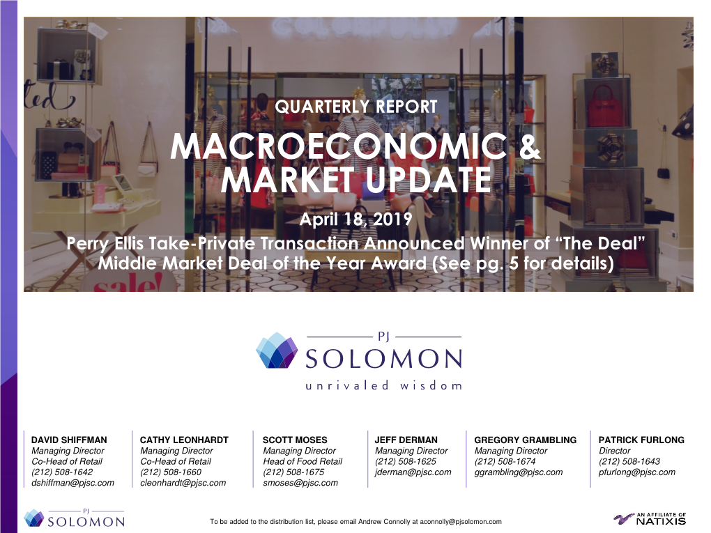 Macroeconomic & Market Update