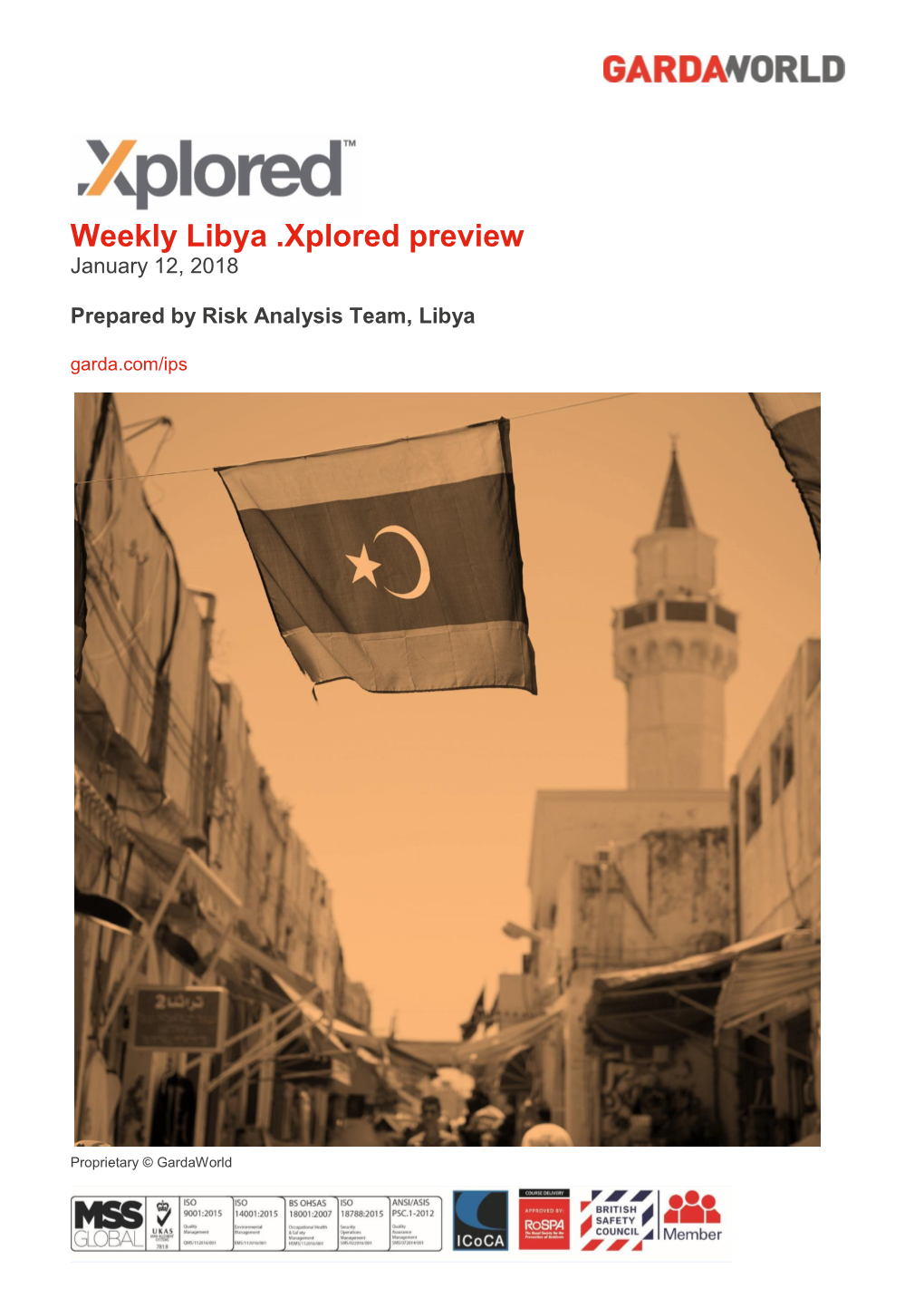 Weekly Libya .Xplored Preview January 12, 2018