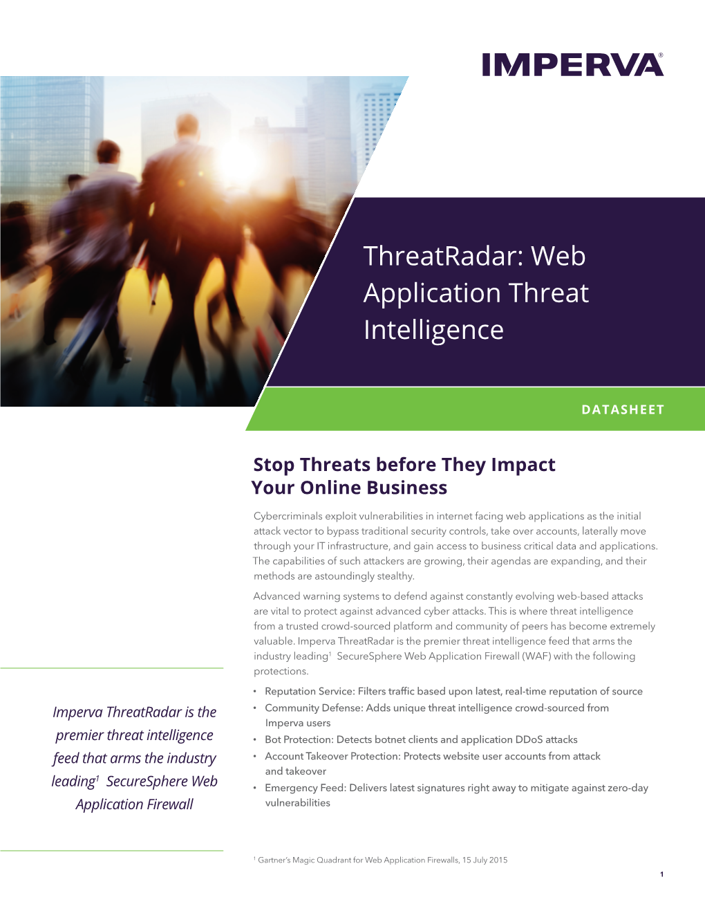 Threatradar: Web Application Threat Intelligence