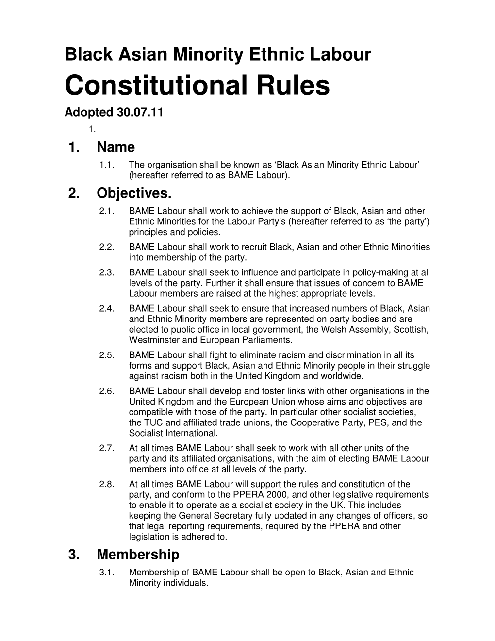 Constitutional Rules Adopted 30.07.11 1