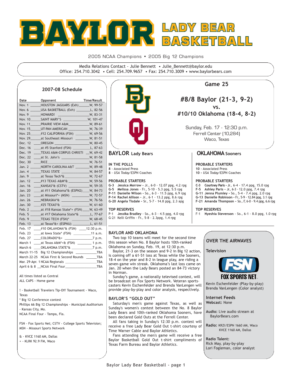 2007-08 BU WBB Notes