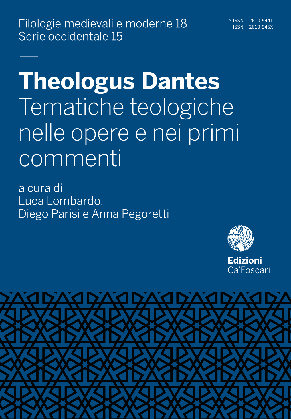 — Theologus Dantes Tematiche Teologiche Nelle Opere E Nei Primi