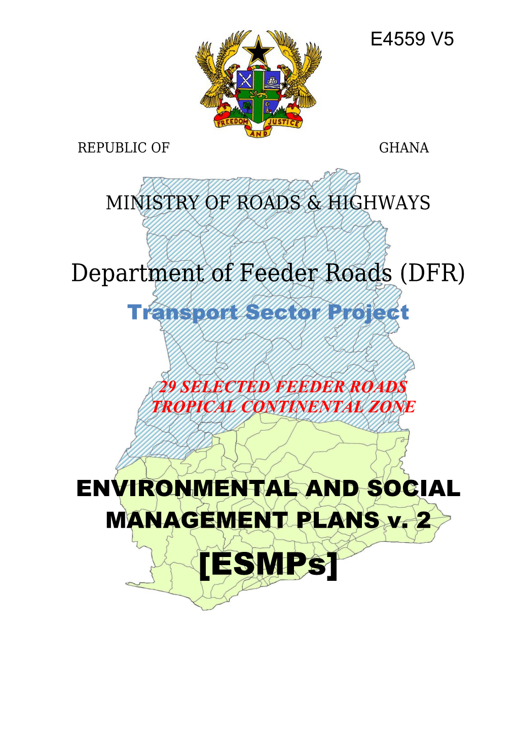 Department of Feeder Roads (DFR)