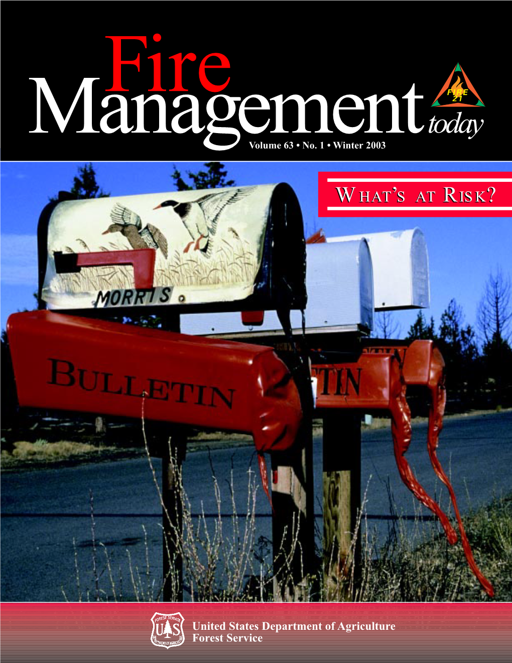 Fire Management Today Volume 63 • No