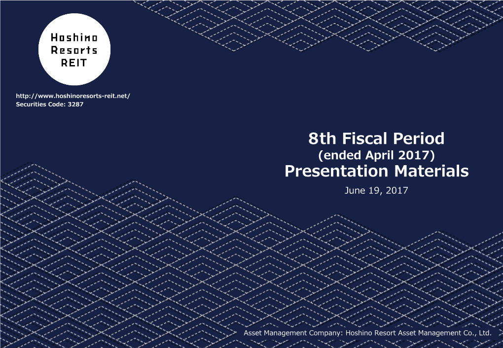8Th Fiscal Period Presentation Materials