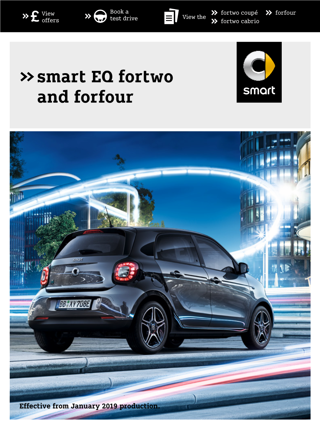 Smart EQ Fortwo and Forfour