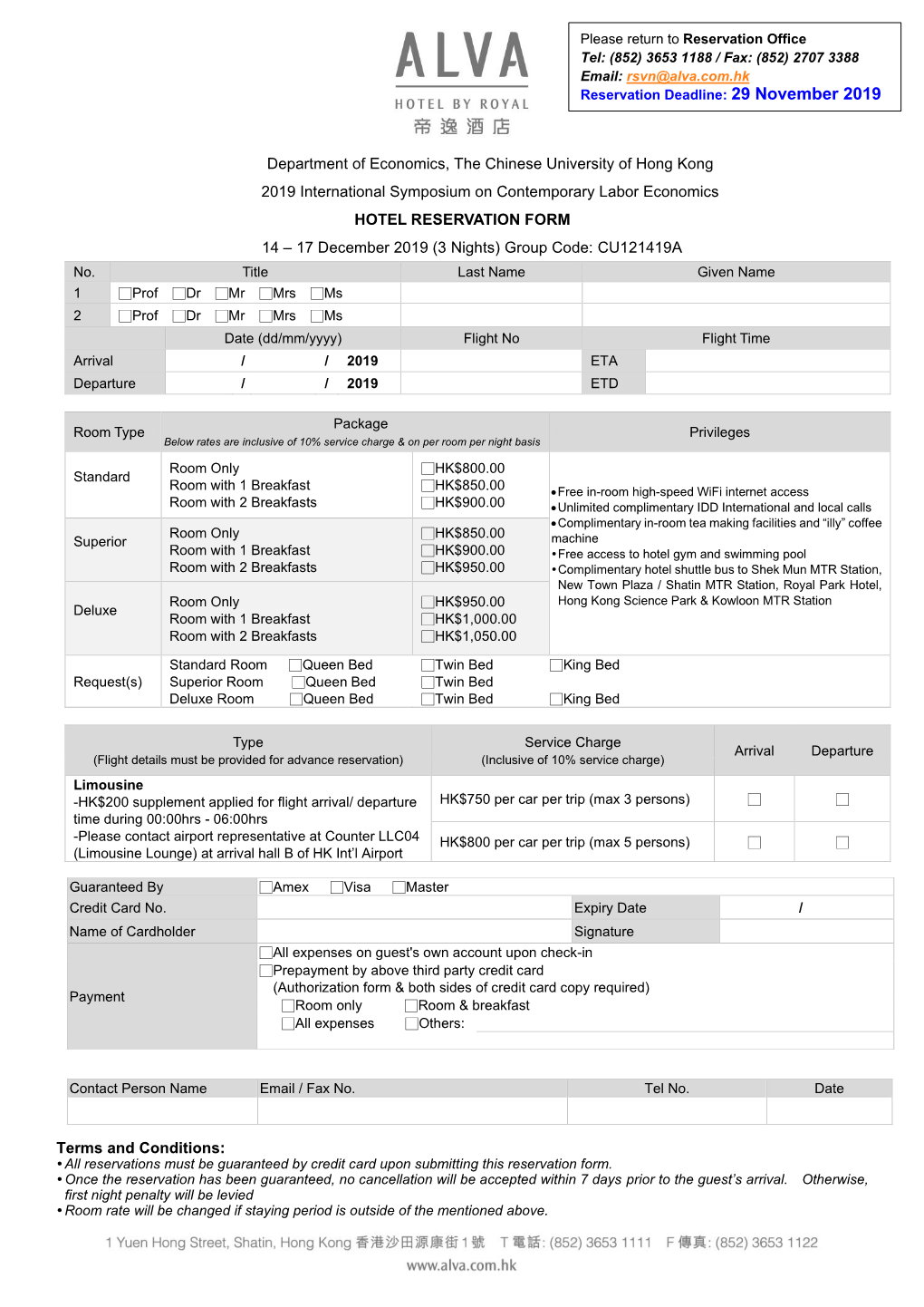 Group Code **CI120714A* Department of Economics, The