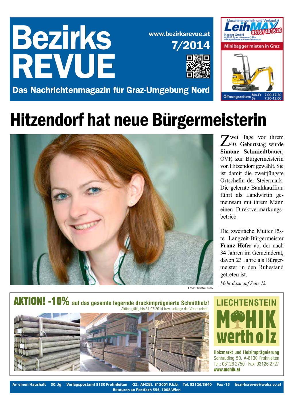 Hitzendorf Hat Neue Bürgermeisterin Wei Tage Vor Ihrem Z40