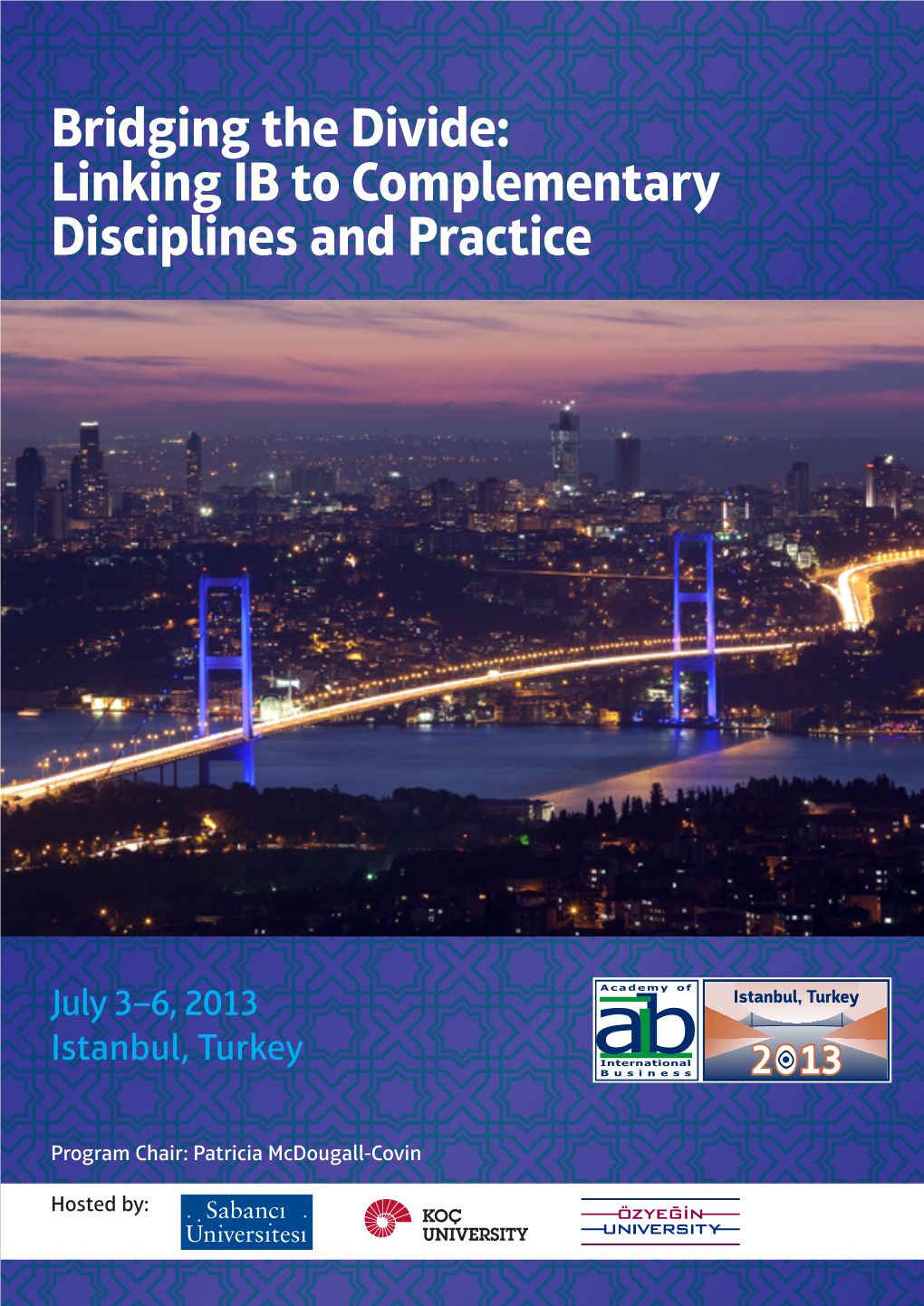 AIB 2013 Istanbul Conference Program