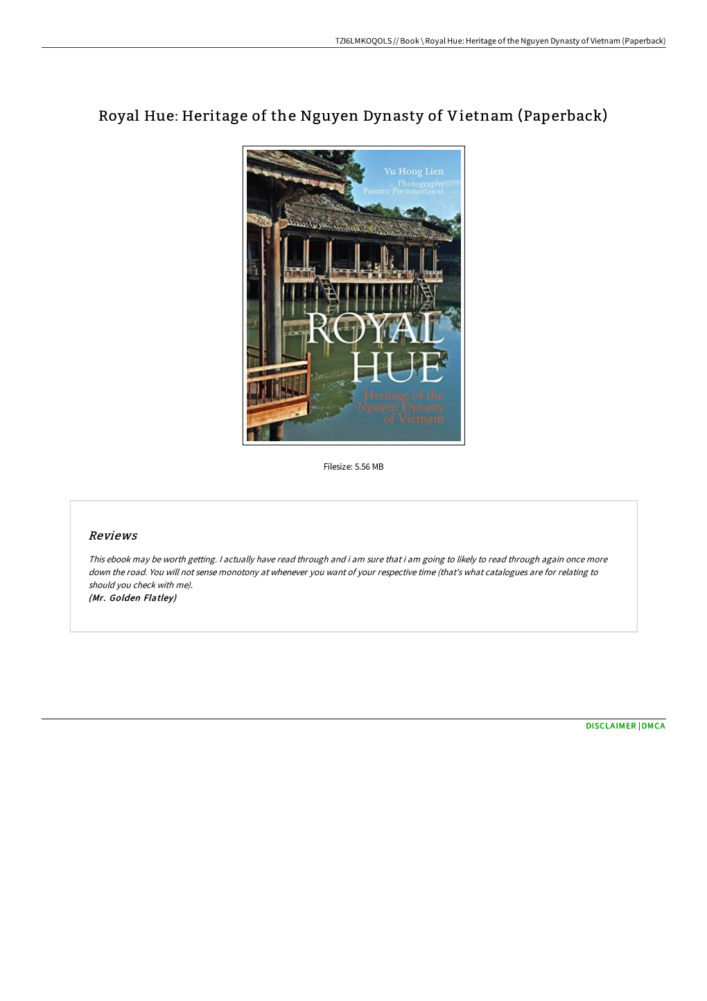 Get Doc » Royal Hue: Heritage of the Nguyen Dynasty of Vietnam