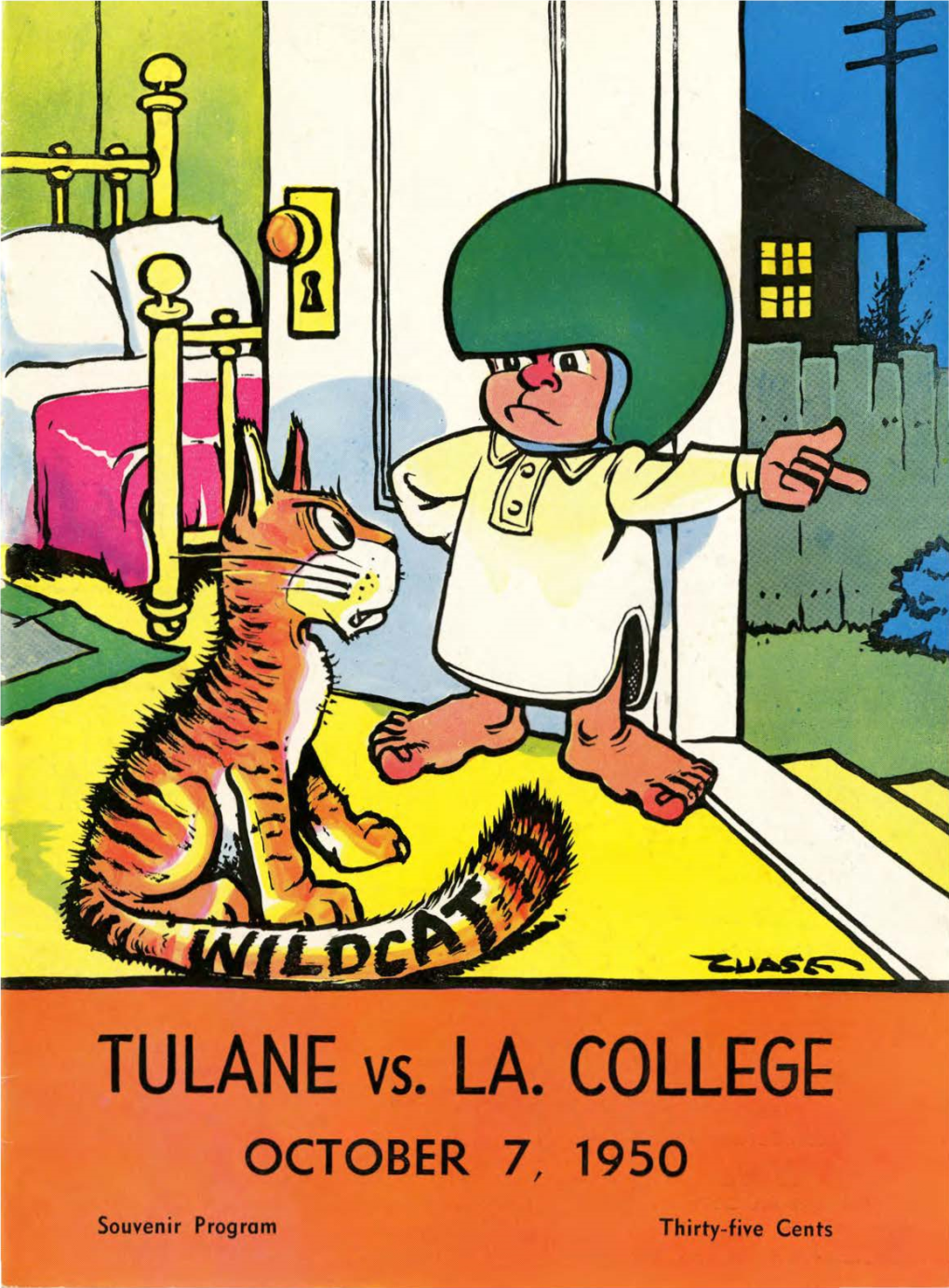 TULANE Vs. LA. COLLEGE OCTOBER 7, 1950