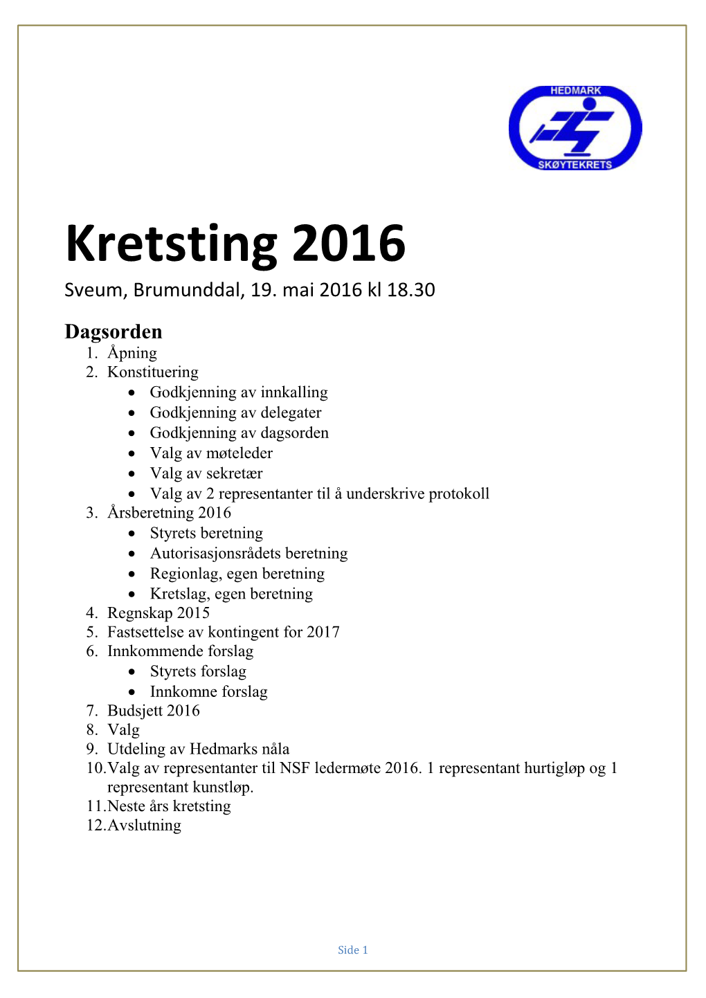 Kretsting 2016 Sveum, Brumunddal, 19