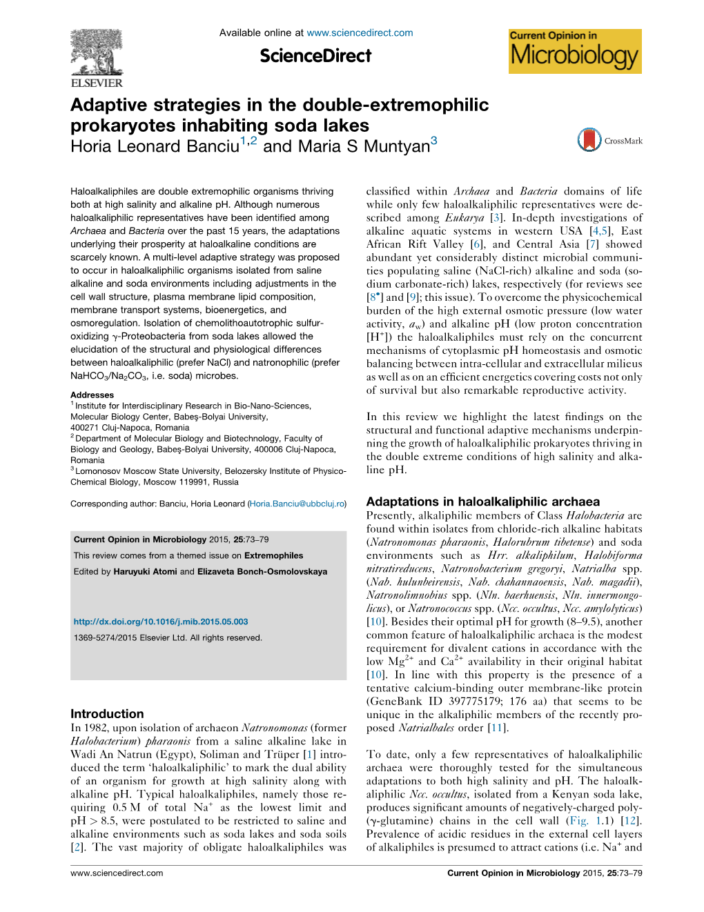 Adaptive Strategies in the Double-Extremophilic Prokaryotes Inhabiting Soda Lakes