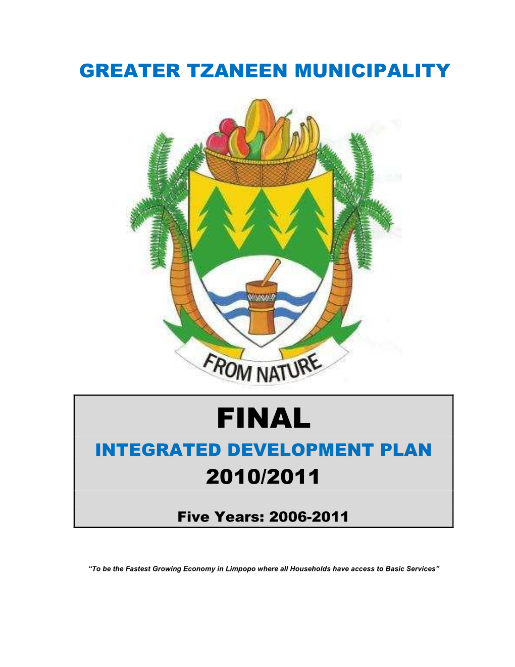 APPROVED Final IDP 2010-2011