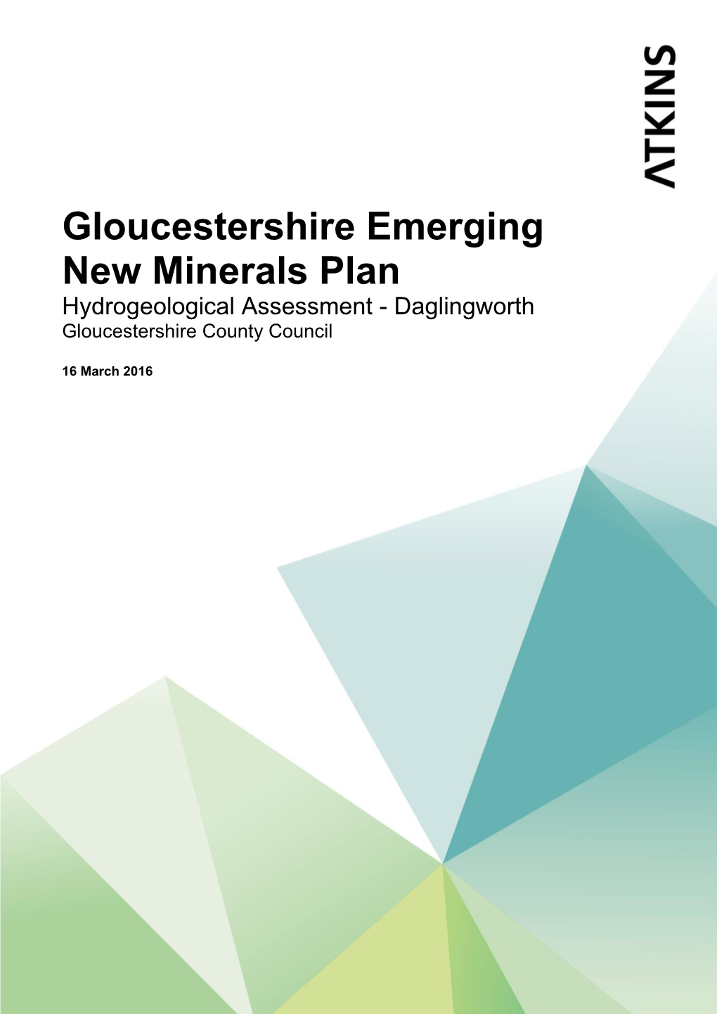 Hydrogeological Impact Assessments Are Being Conducted