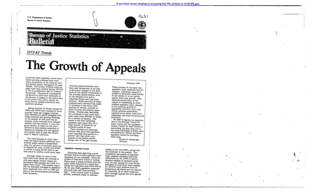 The Growth of Appeals