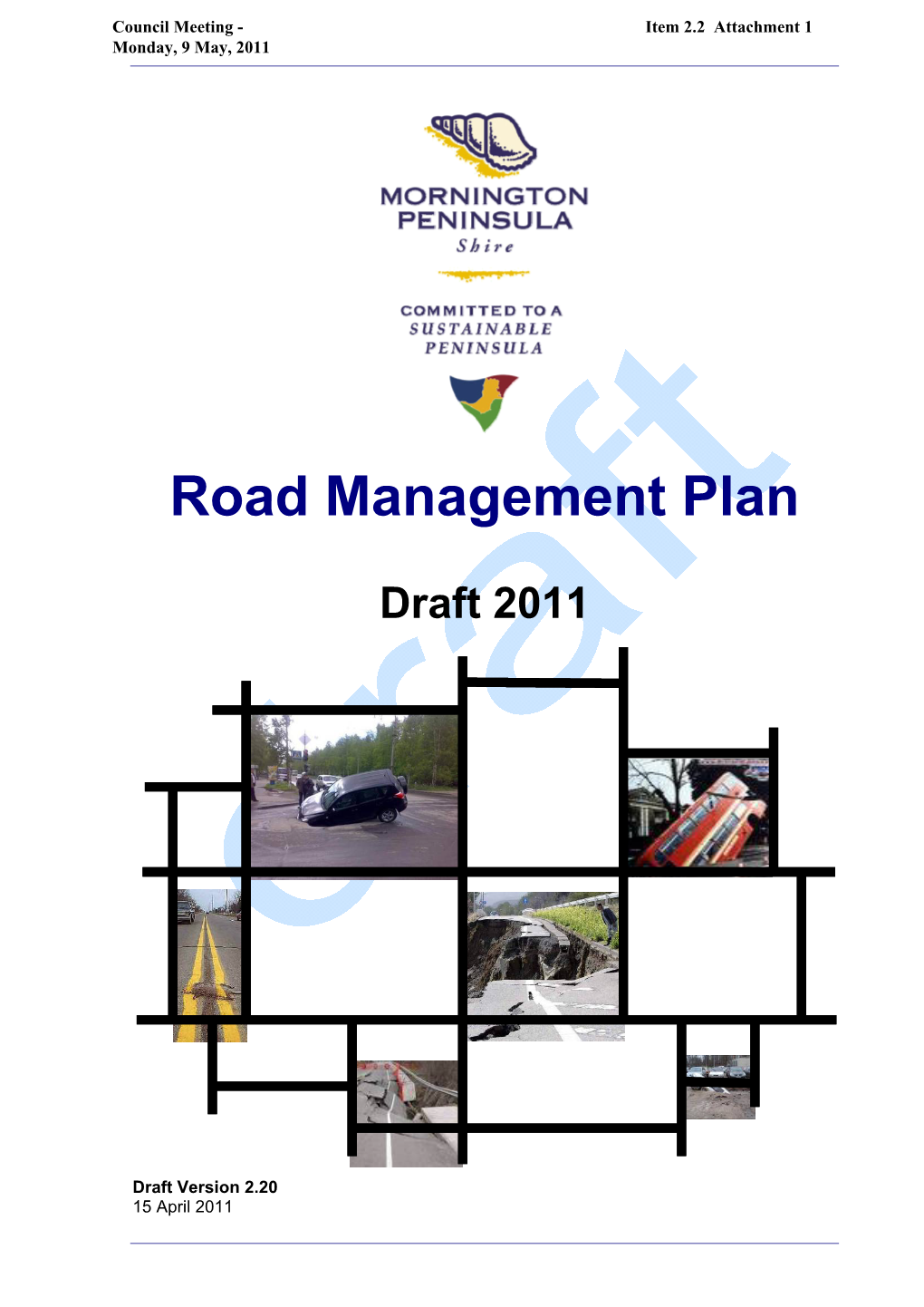 Road Management Plan