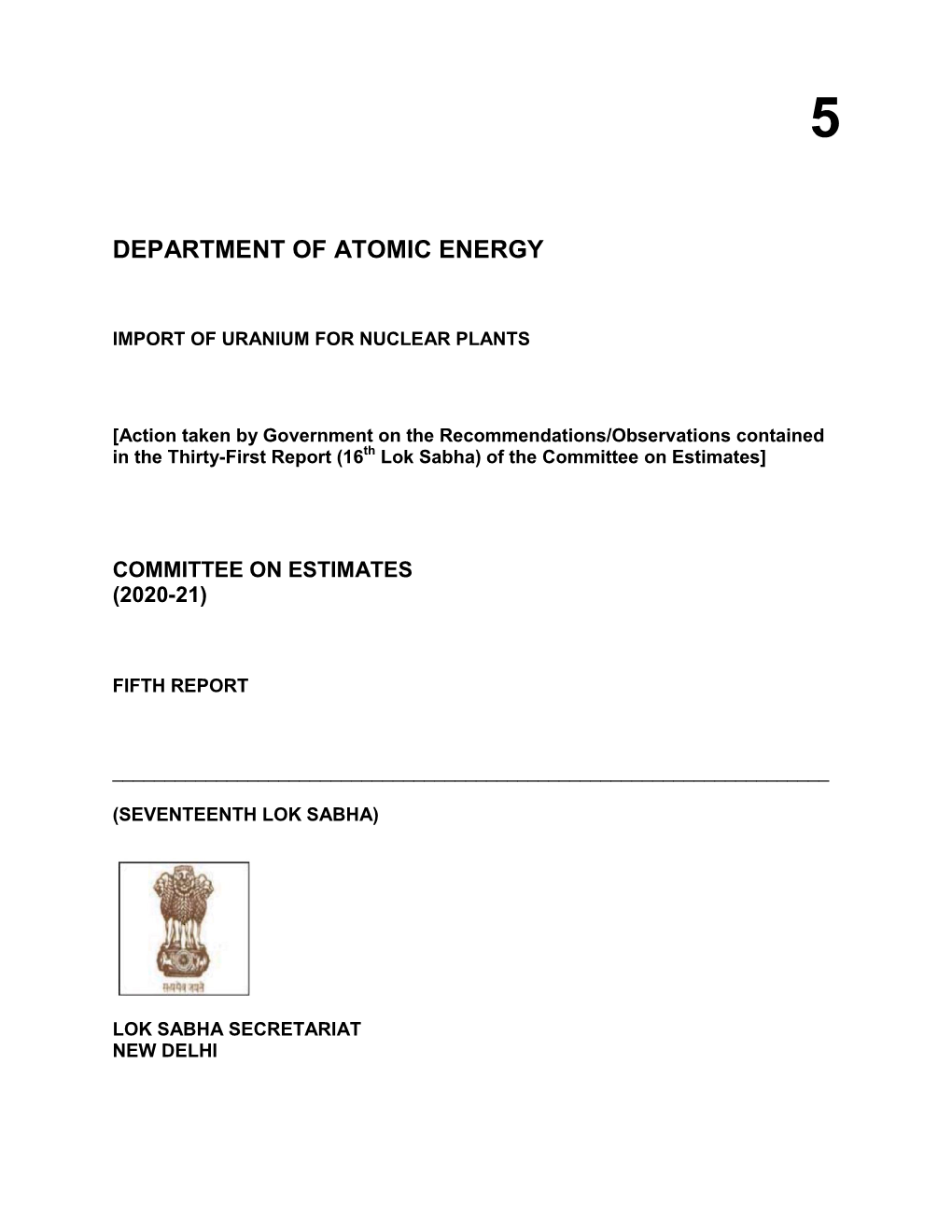 Department of Atomic Energy