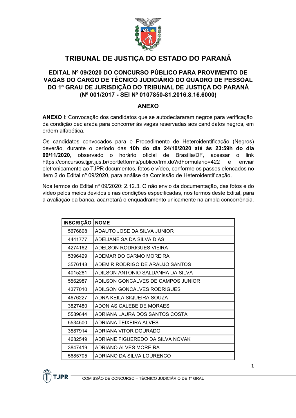 Tribunal De Justiça Do Estado Do Paraná