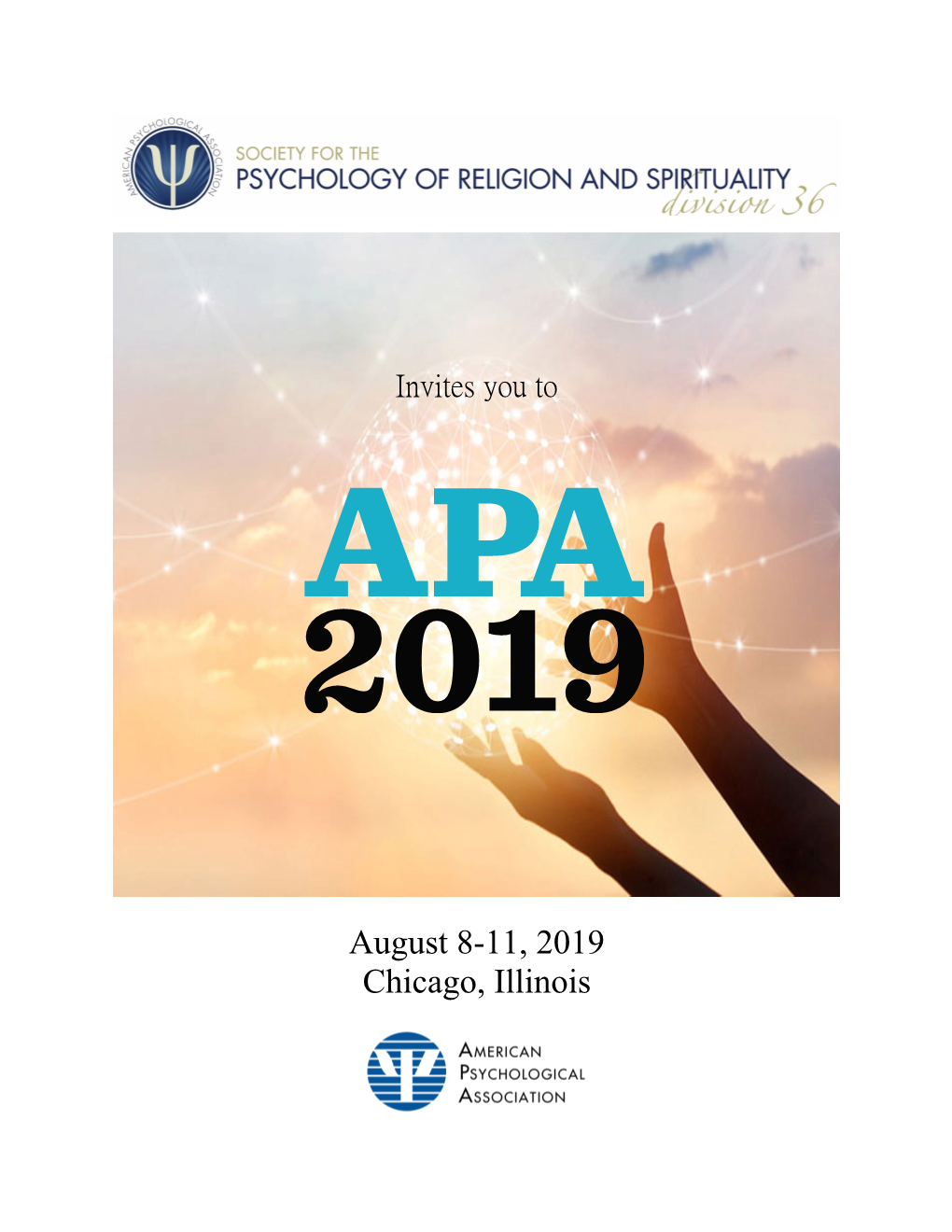 August 8-11, 2019 Chicago, Illinois