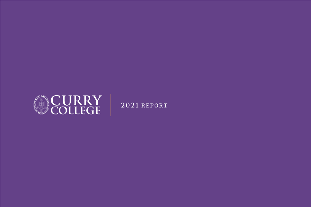 2021 Report Curry College Board of Trustees Chair W