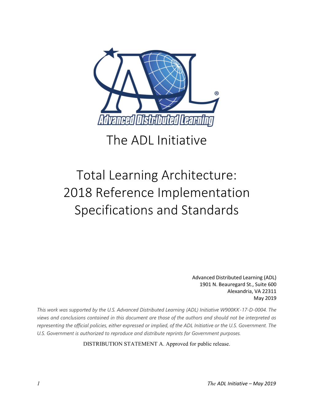 2018 Reference Implementation Specifications and Standards