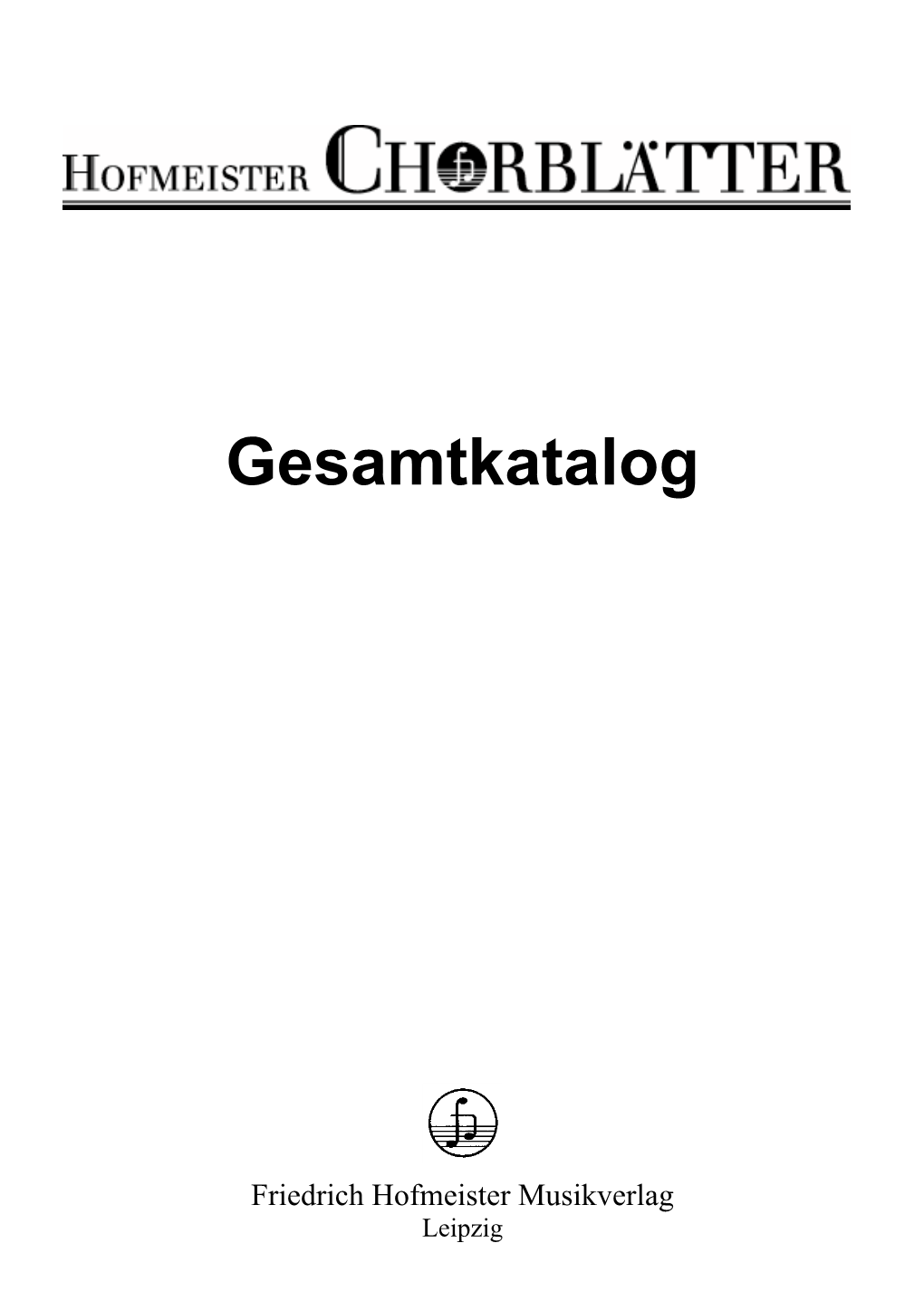 Gesamtkatalog