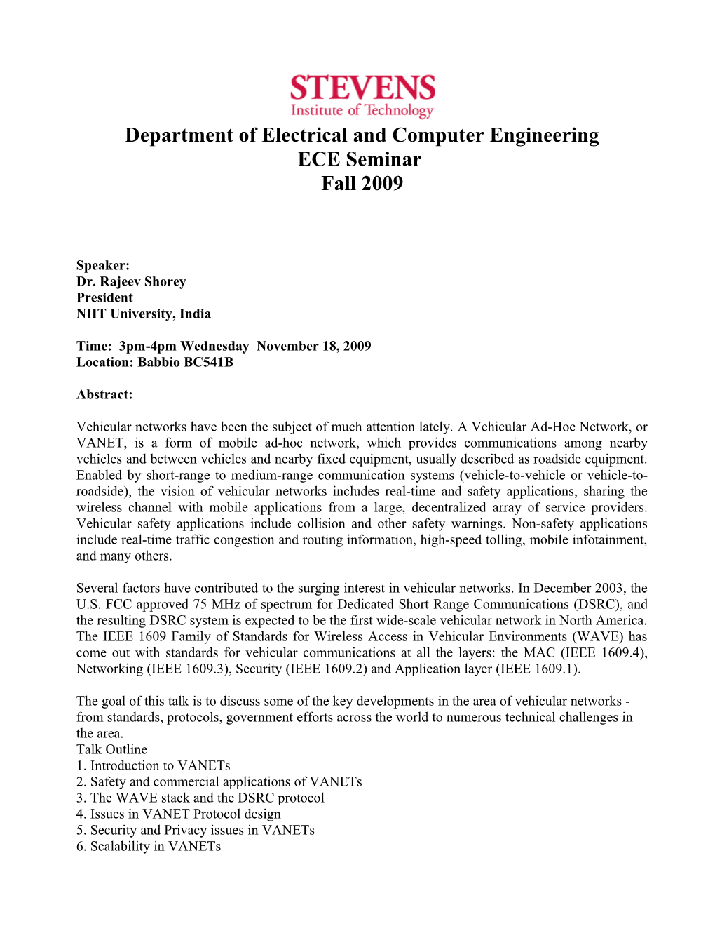 CS-ECE Joint Seminar