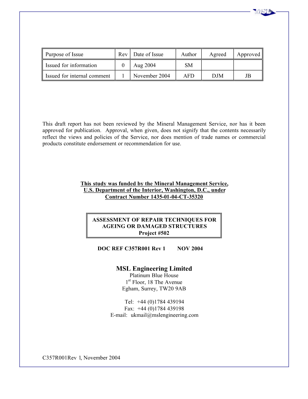 SMR Report Rev 1E Formatting