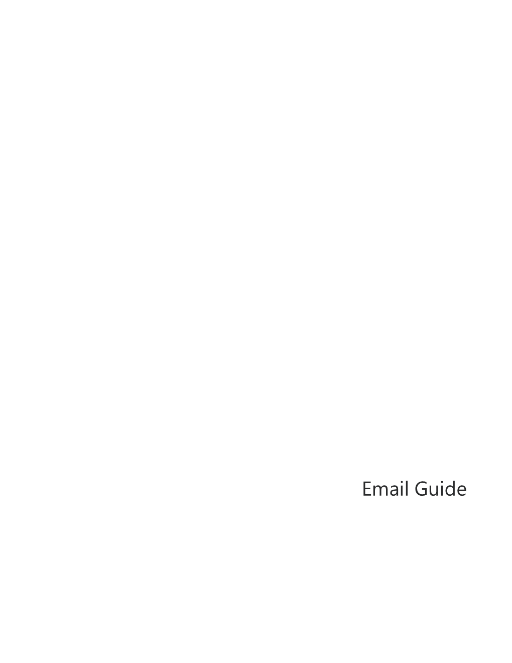 Blackbaud Netcommunity Email Guide