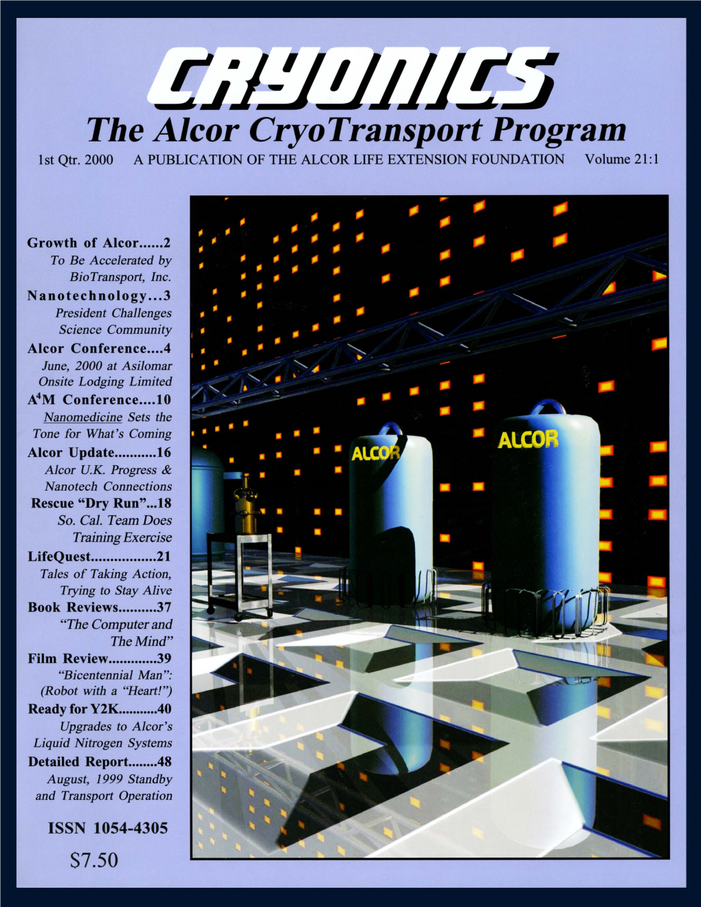 Cryonics Magazine, Q1 2000