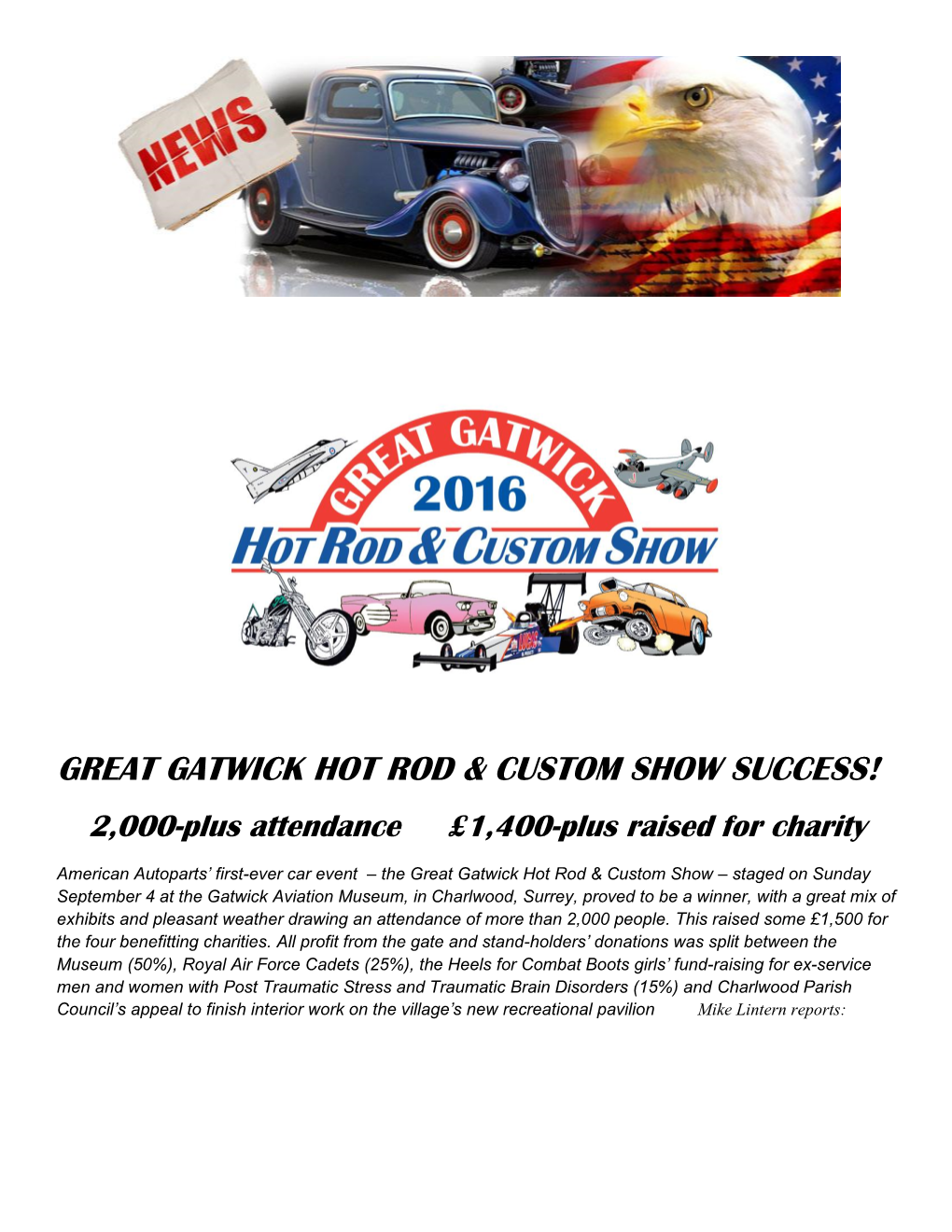 Great Gatwick Hot Rod & Custom Show Success!