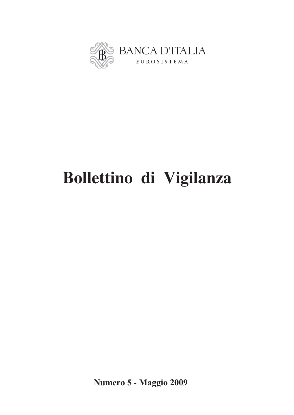 Bollettino Di Vigilanza