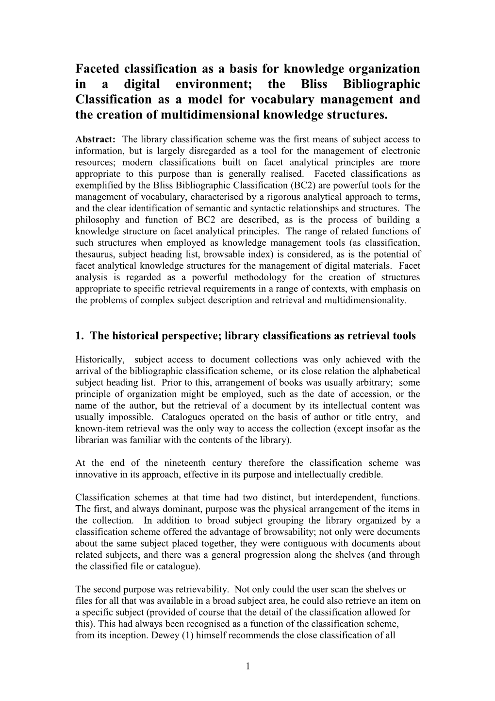 Draft Paper For New Review Of Hypermedia And Multimedia