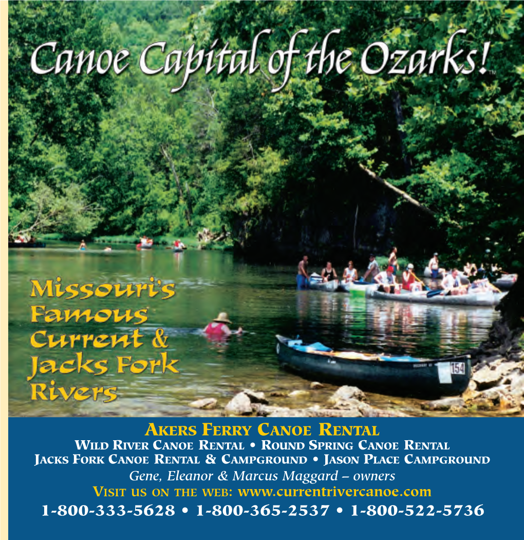 Akers Ferry Canoe Rental • Baptist Camp Access