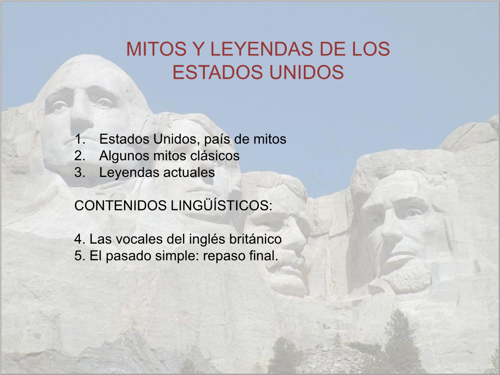 Mitos Y Leyendas De Los Estados Unidos