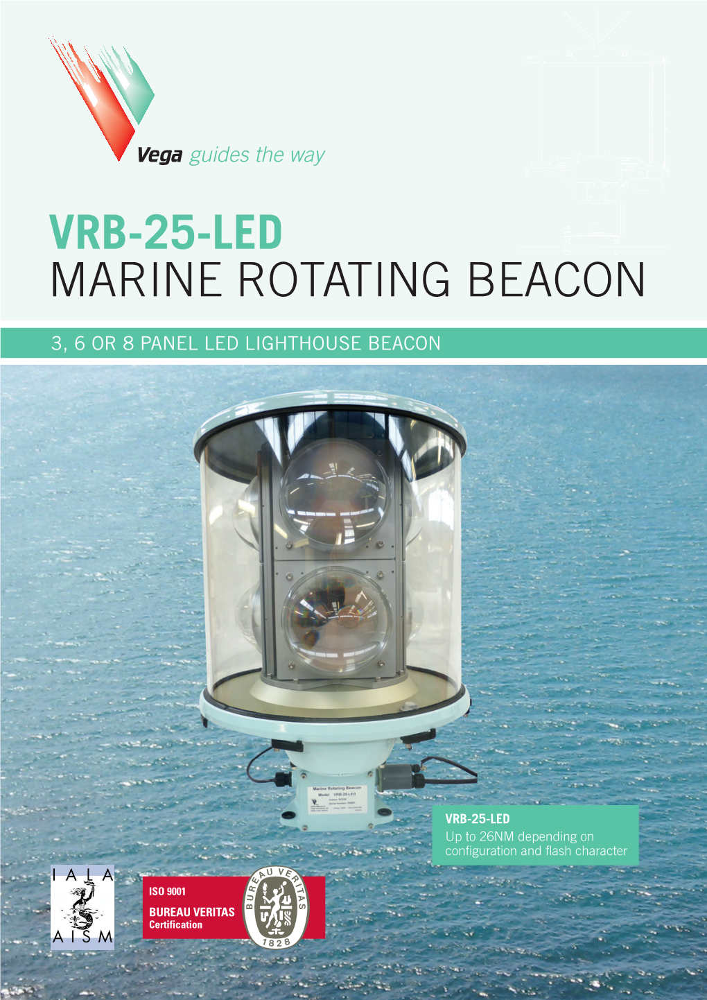 Vrb-25-Led Marine Rotating Beacon