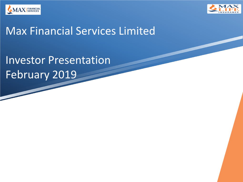 MFS Investor Presentation